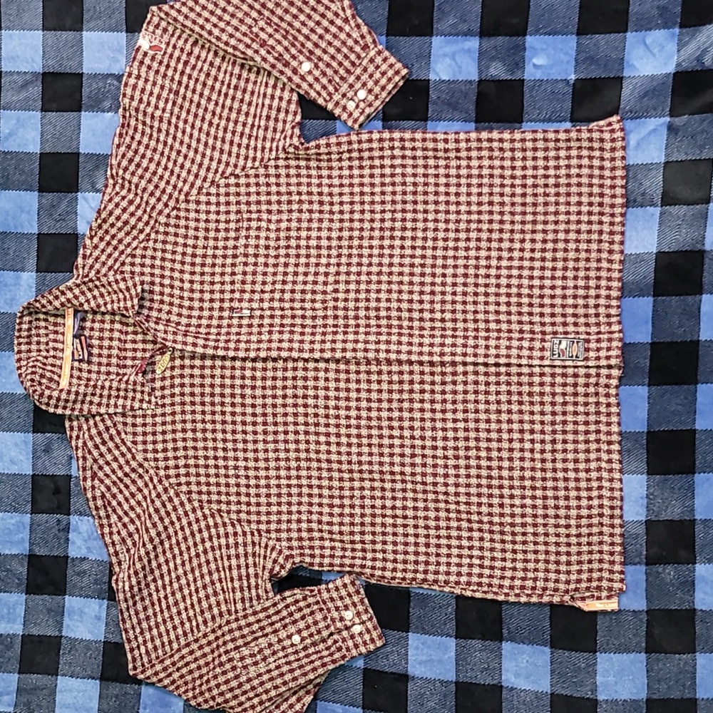Vintage. 90s. LUGZ. Full-zip premium quality thick flannel jacket. Size XXL